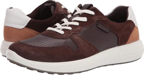 ECCO mens Soft 7 Runner Summer Sneaker, Amber/Marine, 10-10.5 US in Saudi Arabia