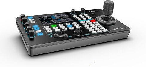 AVKANS Power PTZ Camera Joystick Controller, 5 Inch Display Preview, IP POE Camera Keyboard Controller with 4D Joystick for Live Streaming in Saudi Arabia