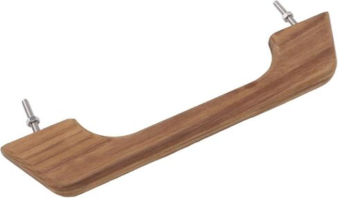 KIMISS Teak Wood Handrail Single Loop Handle 12 Inch Ergonomic Weather Marine Boating Armrest Accessories in Saudi Arabia