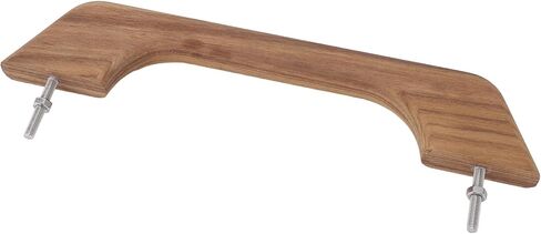 KIMISS Teak Wood Handrail Single Loop Handle 12 Inch Ergonomic Weather Marine Boating Armrest Accessories in Saudi Arabia