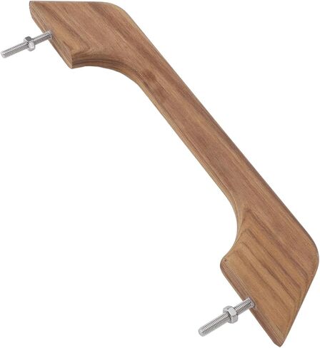 KIMISS Teak Wood Handrail Single Loop Handle 12 Inch Ergonomic Weather Marine Boating Armrest Accessories in Saudi Arabia