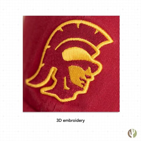 Desert Cactus USC Baseball Hat University of Southern California Trojans Brimmed Embroidered Hats Cap Adjustable Cloth Strap Adult (Style C1) Red in Saudi Arabia