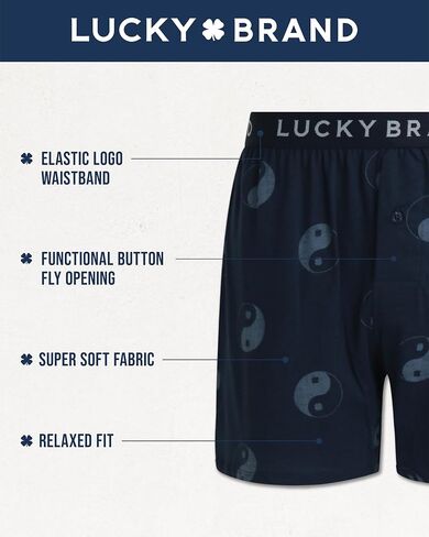 ملابس داخلية للرجال من Lucky Brand - بوكسرات منسوجة من القطن بنسبة 100% (عبوة من 6 قطع) in Saudi Arabia