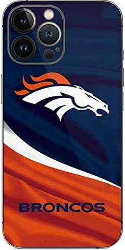 Skinit Phone Decal Skin Compatible with iPhone 13 Pro Max - Officially Licensed NFL Denver Broncos Design in Saudi Arabia