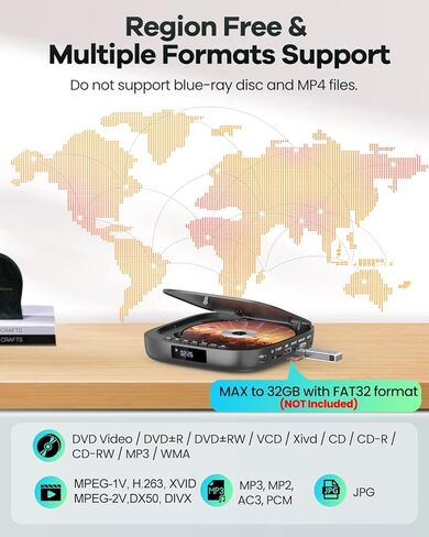 Mini DVD Player in Kuwait