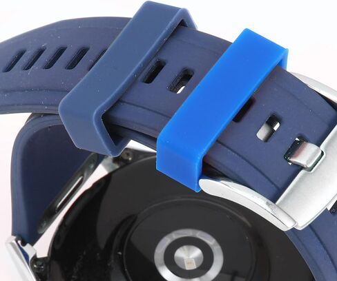 16 Pack Watch Strap Silicone Security Connector, Smart Watch Band Fixing Rings, Watches Band Keepers, Loop Secure Holder Silicone Fastener Rings for Smartwatch Accessories (Multi-Color) in Saudi Arabia