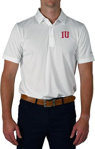 قميص بولو جولف كاجوال خفيف الوزن للرجال من Columbia Indiana Univ Hoosiers Golf in Saudi Arabia