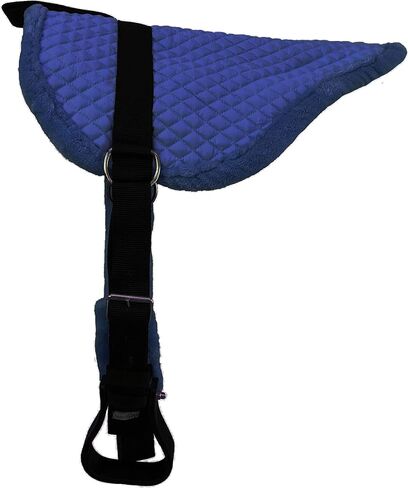 Pony Size Quilted Bareback Pad with Fuzzy Fleece Bottom and 27" Girth in Saudi Arabia