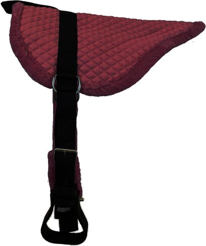 Pony Size Quilted Bareback Pad with Fuzzy Fleece Bottom and 27" Girth in Saudi Arabia