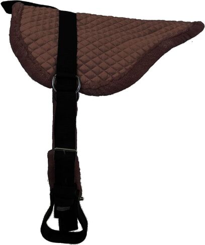 Pony Size Quilted Bareback Pad with Fuzzy Fleece Bottom and 27" Girth in Saudi Arabia