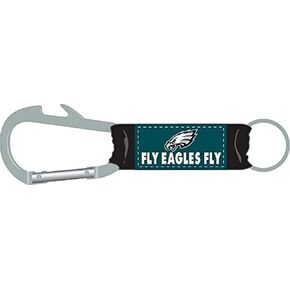 Philadelphia Eagles Fly Eagles Fly Tagline Carabiner Keychain with Buildin Bottle Opener in Kuwait