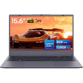 Laptop Computer, AMD Athlon Processor Up to 2.6GHz, 8GB DDR4 RAM 128GB SSD, 15.6 inch FHD IPS Display, Office Pro Plus 2024, Perfect for Online Courses, Working from Home, and Watching Video in Saudi Arabia