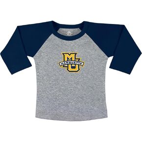 قميص راجلاند للأطفال حديثي الولادة من جامعة ماركيت جولدن إيجلز، كحلي، 4T in Kuwait