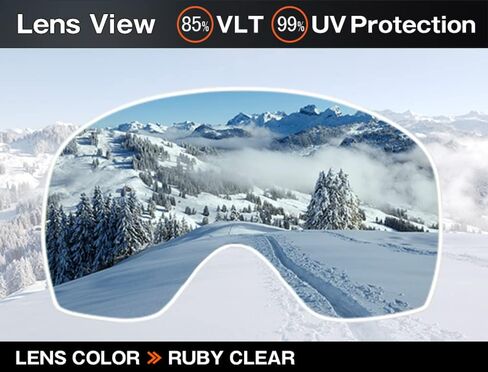 عدسة بديلة متوافقة لنوع مرآة Oakley Crowbar Snow Goggles in Saudi Arabia
