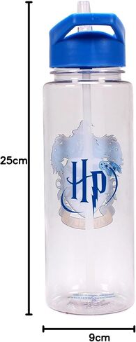 Half Moon Bay Water Bottle | Harry Potter Hufflepuff Water Bottle With Straw | Drinks Bottle | Kids Water Bottles With Straw | Harry Potter Water Bottle Harry Potter Gifts For Girls & Hufflepuff Gifts in Saudi Arabia
