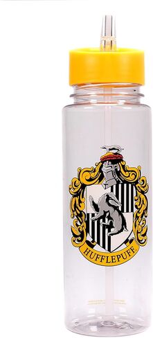 Half Moon Bay Water Bottle | Harry Potter Hufflepuff Water Bottle With Straw | Drinks Bottle | Kids Water Bottles With Straw | Harry Potter Water Bottle Harry Potter Gifts For Girls & Hufflepuff Gifts in Saudi Arabia