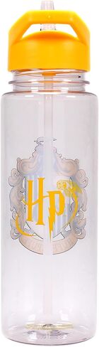 Half Moon Bay Water Bottle | Harry Potter Hufflepuff Water Bottle With Straw | Drinks Bottle | Kids Water Bottles With Straw | Harry Potter Water Bottle Harry Potter Gifts For Girls & Hufflepuff Gifts in Saudi Arabia
