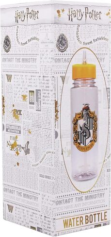 Half Moon Bay Water Bottle | Harry Potter Hufflepuff Water Bottle With Straw | Drinks Bottle | Kids Water Bottles With Straw | Harry Potter Water Bottle Harry Potter Gifts For Girls & Hufflepuff Gifts in Saudi Arabia