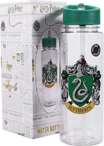Half Moon Bay Water Bottle | Harry Potter Hufflepuff Water Bottle With Straw | Drinks Bottle | Kids Water Bottles With Straw | Harry Potter Water Bottle Harry Potter Gifts For Girls & Hufflepuff Gifts in Saudi Arabia