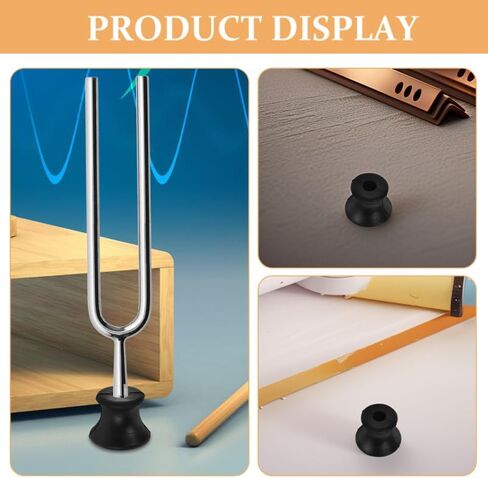 PRETYZOOM Meditation Sound Therapy Tuning Fork Holder Rubber Stand for Stable Use with Body Tuners Tuning Forks Accessory in Saudi Arabia