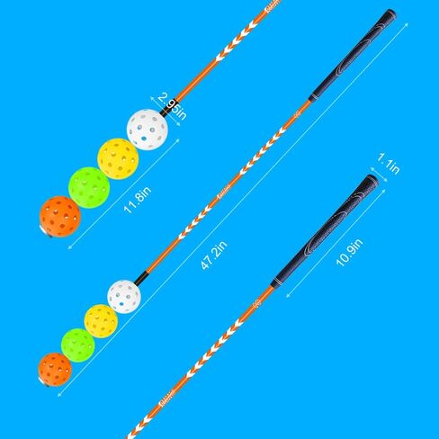 أداة مساعدة مدرب أرجوحة الجولف المبهرة - عصا سوط للإحماء والسرعة مع ضوء LED لتحسين التأخر والطاقة والإيقاع والتوازن in Kuwait