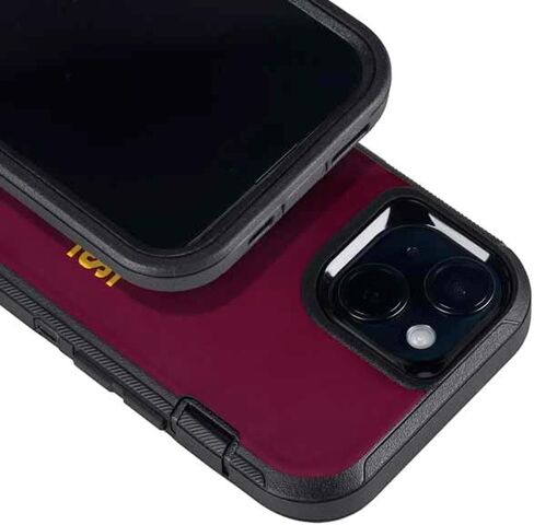 غلاف هاتف Skinit متوافق مع OtterBox Defender iPhone 14 - تصميم سلسلة أداء NFL Washington Commanders المرخص رسميًا in Saudi Arabia