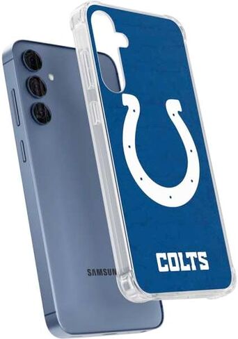 حافظة هاتف Skinit الشفافة متوافقة مع هاتف Galaxy S24 - تصميم مرخص رسميًا من NFL Indianapolis Colts in Saudi Arabia