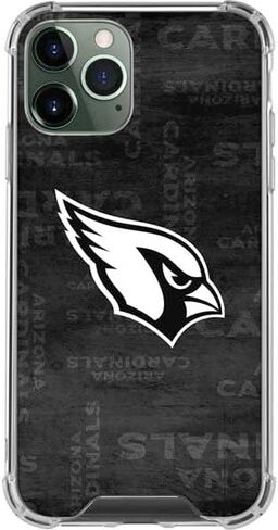 Skinit Clear Phone Case Compatible with iPhone 11 Pro Max - Officially Licensed NFL Arizona Cardinals Black & White Design in Saudi Arabia