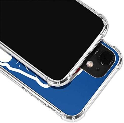 Skinit Clear Phone Case Compatible with iPhone 12 - Officially Licensed NFL New England Patriots Retro Logo Design in Saudi Arabia