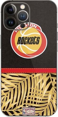 Skinit Decal Phone Skin Compatible with iPhone 15 Pro Max - Officially Licensed NBA Houston Rockets Retro Palms Design in Saudi Arabia