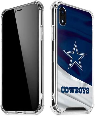 Skinit Clear Phone Case Compatible with iPhone XR - Officially Licensed NFL Dallas Cowboys Design in Saudi Arabia