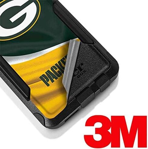 ملصق Skinit متوافق مع OtterBox Commuter Galaxy S10 Plus - تصميم Green Bay Packers المرخص رسميًا من الدوري الوطني لكرة القدم الأمريكية in Saudi Arabia