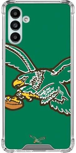 حافظة هاتف Skinit الشفافة متوافقة مع هاتف Galaxy A13 5G - تصميم شعار NFL Philadelphia Eagles Retro مرخص رسميًا in Saudi Arabia