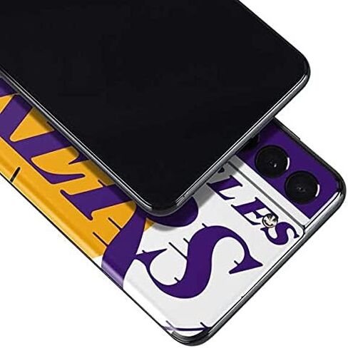 Skinit Decal Phone Skin Compatible with Samsung Galaxy S21 Plus 5G - Officially Licensed NBA Los Angeles Lakers Large Logo Design in Saudi Arabia