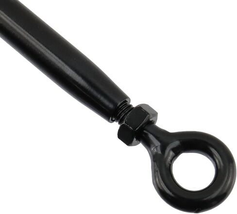 Antrader Turnbuckle Eye and Eye ، 4pcs M6 Eye to Eye Turnbuckle Hightuckles Cablebuckles Turnbuckle Stainlucles Statbuckles Black Back in Saudi Arabia