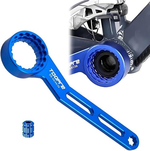 6-in-1 Bike Crank Removal Tool Bottom Bracket Removal Tool for 12/16-Notch 39/41/44/46/49mm Bottom Bracket Wrench Compatible with Shimano, SRAM DUB, FSA, Rotor, Truvativ GXP, Chris King in Kuwait