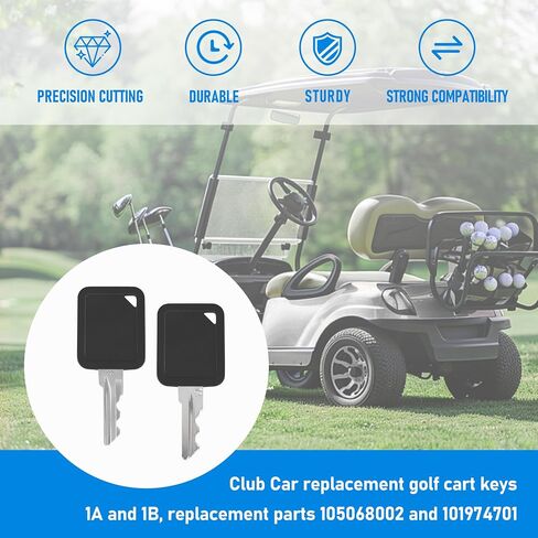 Club Car Replacement Golf Cart Key 1A & 1B, Replacement 105068002 & 101974701 in Saudi Arabia