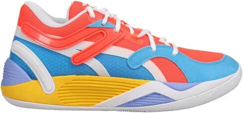 PUMA Mens TRC Blaze Court Pop Art Basketball Sneakers Shoes - Blue, Red - Size 8 M in Saudi Arabia