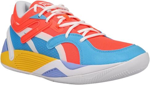 PUMA Mens TRC Blaze Court Pop Art Basketball Sneakers Shoes - Blue, Red - Size 8 M in Saudi Arabia