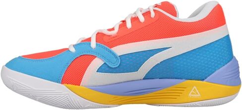 PUMA Mens TRC Blaze Court Pop Art Basketball Sneakers Shoes - Blue, Red - Size 8 M in Saudi Arabia