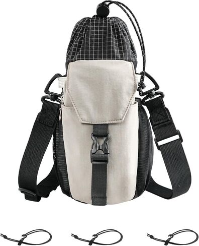 Water Bottle Holder with Strap 40/32 oz Crossbody Water Bottle Purse Bag for Women Men with Phone Pocket for Hiking Walking Gym Cycling in Saudi Arabia