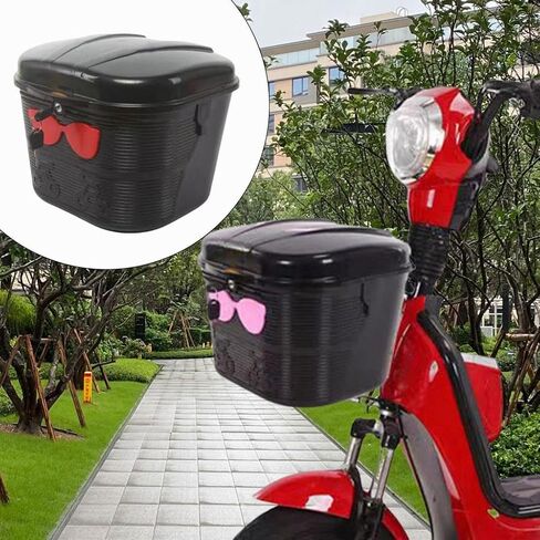 Generic Portable Bicycle Basket with Lock for Electric Bike Front Mounting in Saudi Arabia