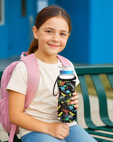 Water Bottle Sleeve for Cirkul 22 oz - Bottles Cover Holder Carrier Bag with Handle Strap in Saudi Arabia