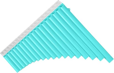 18 Pipes Pan Flute, C Tone & Wide Range of G G3, ABS Panpipes with Carry Bag for Chinese Traditional Woodwind Instrument (Orange) in Kuwait