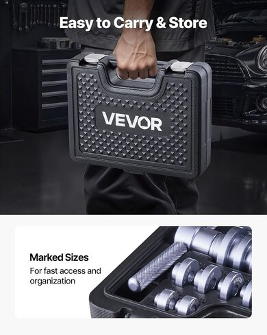VEVOR Bicycle Bearing Press Kit, Bike for Wheels/Hub Bearing Installation with Bushings & Wrenches, Bike Soft Tail Frame Turning Point Hub Assembly Tool 25pcs in Saudi Arabia
