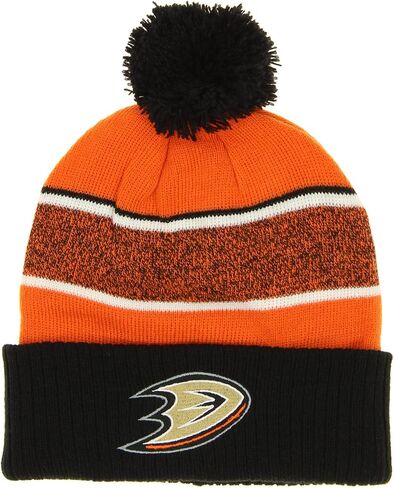 Outerstuff NHL Teams Youth Boys 8-20 Winter Cuff Knit Hat with Pom, One Size in Saudi Arabia