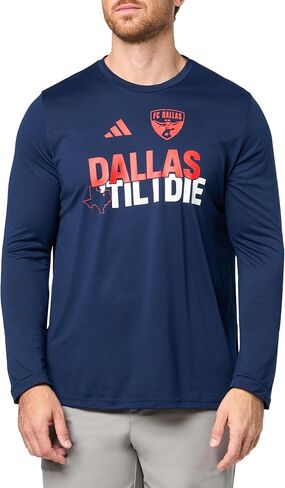 تيشيرت Fc Dallas Pre-Game بأكمام طويلة للرجال من أديداس in Saudi Arabia