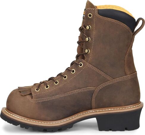 Carolina Men's CA9828 Driller 8Composite Toe Waterproof Logger Dark Brown 13 EE in Saudi Arabia