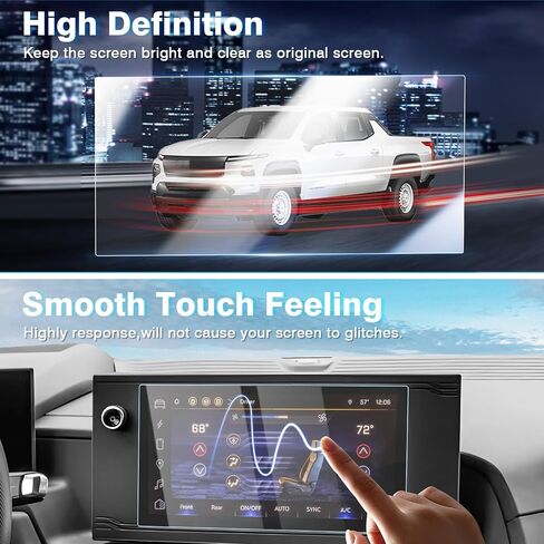واقي شاشة Karltys 2 حزمة لعام 2025 Ford Maverick (XL/XLT/Lariat/Hupl/LOBO) ، ملحقات مافريك 2025 ، 13.2 بوصة شاشة تعمل باللمس. in Kuwait