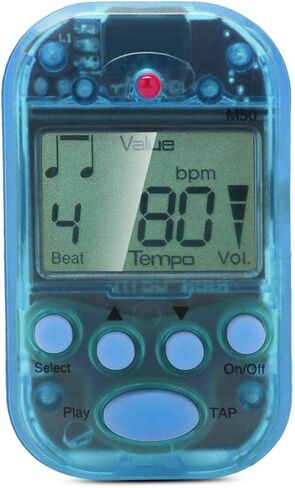 Metronome, 30 To 280 Bpm Easy And Convenient To Carry And Fix Multi-functional Mini Digital Metronome For Musican Lovers(blue) in Saudi Arabia